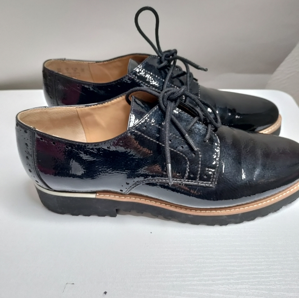 COPY - Franco Sarto black loafers shoes - Picture 4 of 6